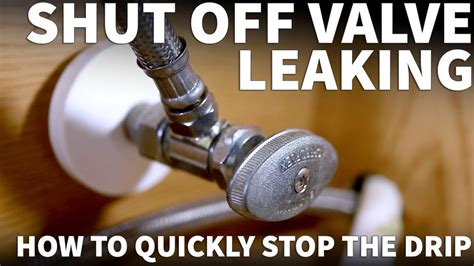 valve under sink leaking|How to Repair a Leaking Sink Shut